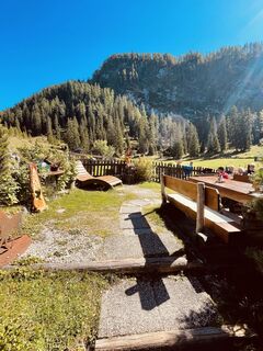 Zdjęcie z Christine Hödlmoser wzdłuż trasy