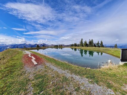 Photo de Andrea Grilnberger le long du parcours