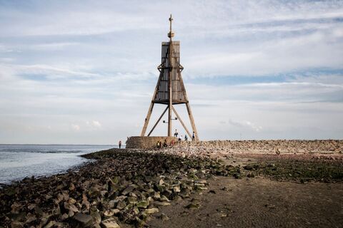 Kugelbake - Wahrzeichen von Cuxhaven