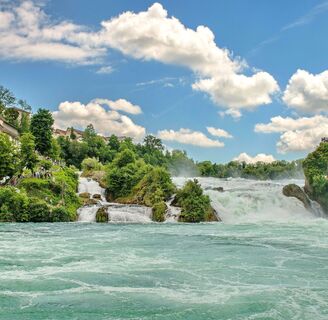 Rheinfall_Rheinfall_Wolken_Sommer
