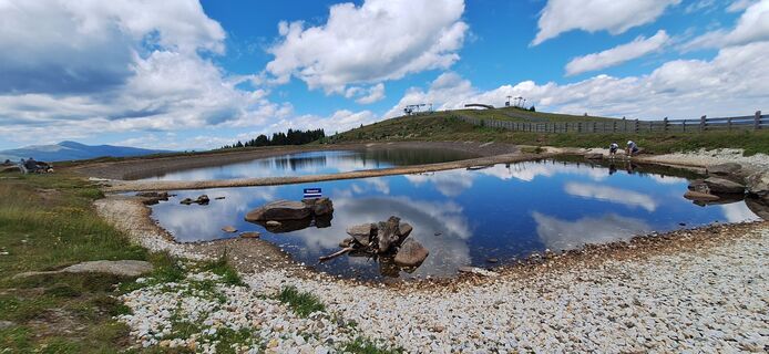Photo de M.K. le long du parcours