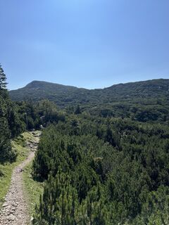 Zdjęcie z Simon Payreder wzdłuż trasy