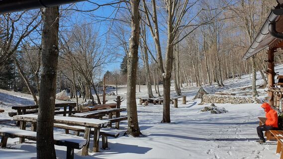 Foto de Fabrizio Plesnizer a lo largo del recorrido