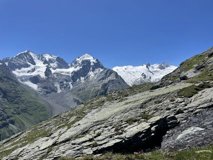 Photo de Christiane Papp le long du parcours