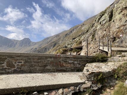 Foto von Marilena Locatelli entlang der Tour