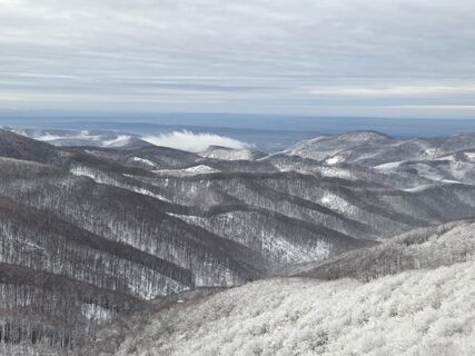 Zdjęcie z János Zsolt Mahr wzdłuż trasy