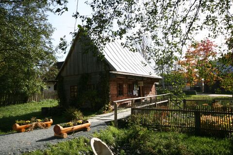 Alte Schmiede - Eingang zum Freilichtmuseum Eubabrunn