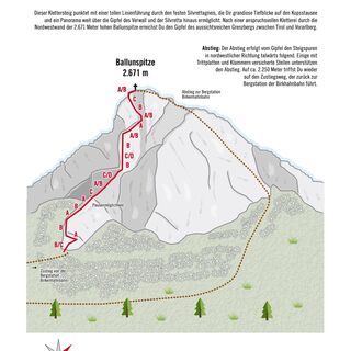 Topo Silvapark Ballunspitze