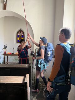 Foto von Bernhard Koller entlang der Tour