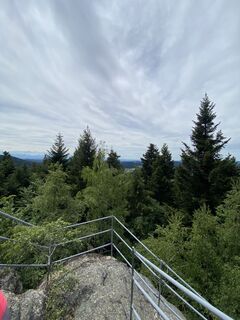 Foto von Friedrich Schlager entlang der Tour