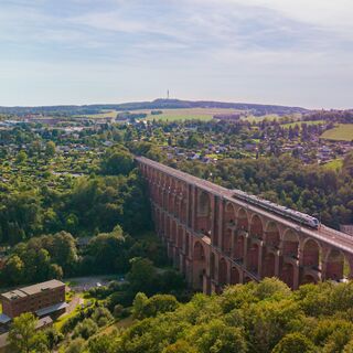 Netzschkau mit Göltzschtalbrücke