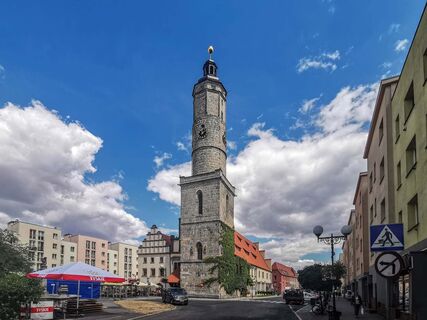 Rathaus mit Marktplatz Löwenberg