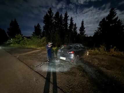 Foto von Sven Reiter entlang der Tour
