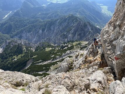 Foto von Christoph Hoedl entlang der Tour