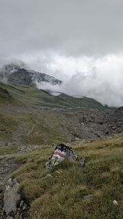 Foto de Lukas Oschek a lo largo del recorrido
