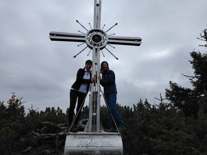 Foto de Angelika Silberhuber a lo largo del recorrido