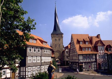 Blick auf das Westertor in Duderstadt
