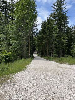 Foto von Heinz Sperl entlang der Tour