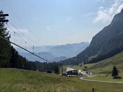 Photo de Dominik Wymann le long du parcours