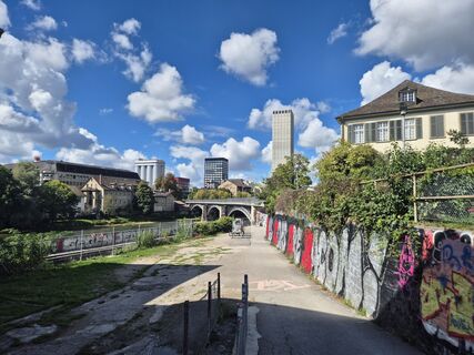 Photo de Markus Christen le long du parcours