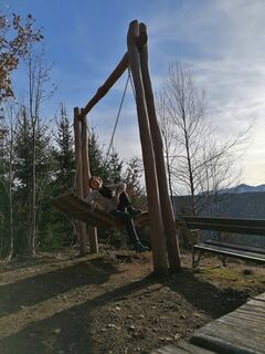 Fotografia z Dagmar Hofer na trase