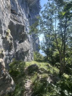 Foto de Bene Schadel a lo largo del recorrido