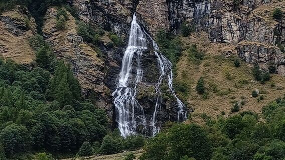Foto de Maurizio Dell'acqua a lo largo del recorrido