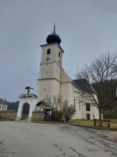 Foto von Andrea Mahringer entlang der Tour