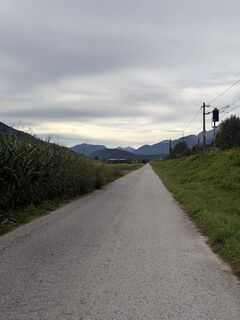 Photo de Manuel Hofer le long du parcours
