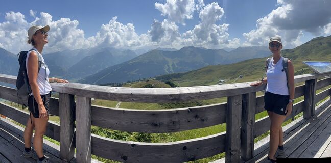 Foto de Michael Pehböck a lo largo del recorrido