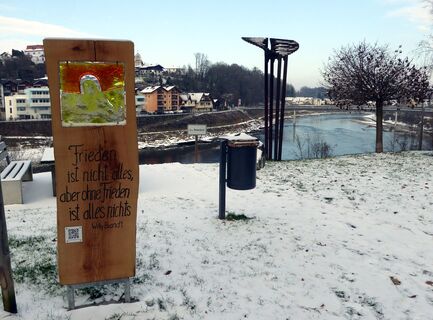 Friedensstation in Laufen.
