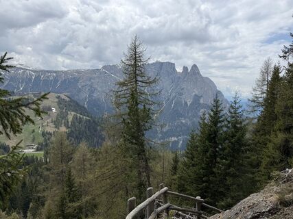 Foto von Sabine Curt entlang der Tour