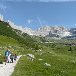 Wanderung Val Ambiez, Rifugio Cacciatore