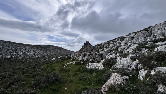 Photo de Giuseppe Deiana le long du parcours