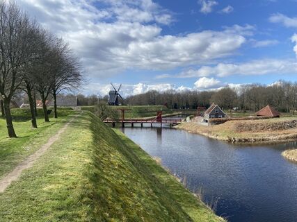 Festung Bourtange im Frühjahr, Niederlande