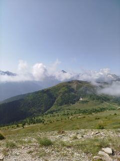 Photo de Miriam Laganella le long du parcours