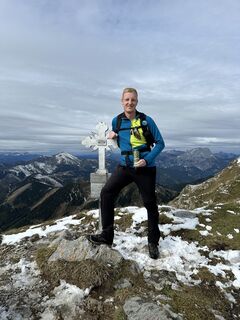 Photo de Michael Taferner le long du parcours