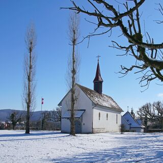 Bad Zurzach Kirche im Winter