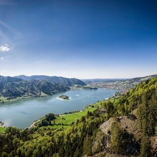 Blick auf den Schliersee von Hohenwaldeck