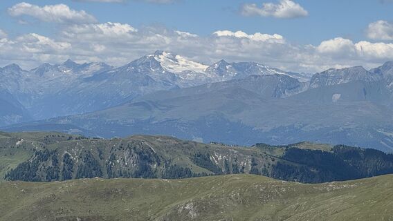 Photo de Brigitta Jencski le long du parcours