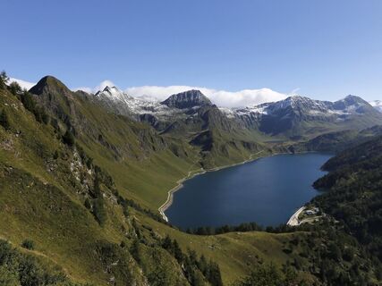 Blick über Piora, Leventina und Bedrettotal