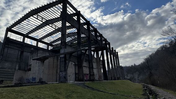 Zdjęcie z Marco Musio wzdłuż trasy