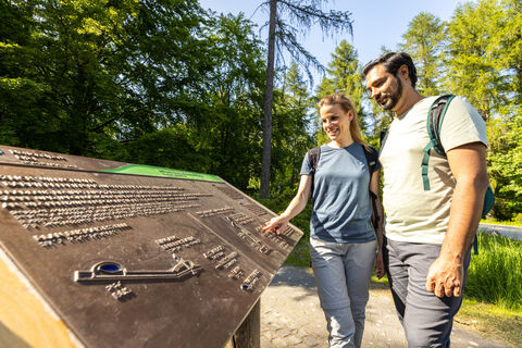 Barrierefreie Informationen im Natur-Erlebnisraum Wilder Kermeter