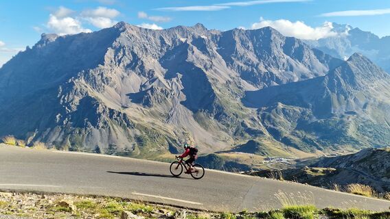Foto de Fabrizi Mellano a lo largo del recorrido