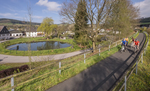 Unterwegs auf dem SauerlandRadring in Bremke