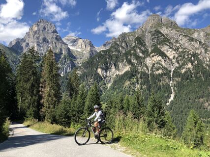 Foto von “Jerry” Brunetti entlang der Tour