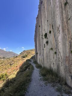 Photo de Micha le long du parcours