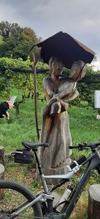 Photo de Veronika Zimmermann le long du parcours