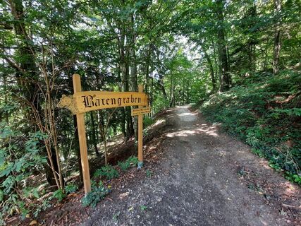 Wegweiser Bärengraben, Gemeinde Friedberg in der Oststeiermark