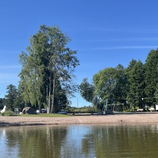 Badeplatz im Kirchdorf Hollola, Hollola